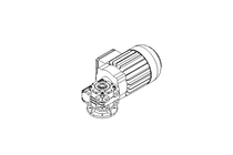 Helical-worm gear motor  0.55 kW