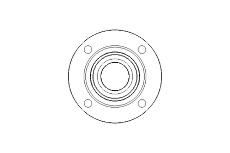 Flange bearing RME 50x165x62.7