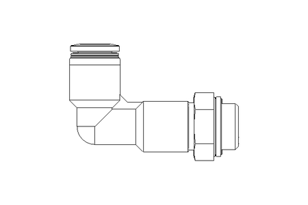 Elbow screw-in connector