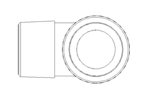 Threaded connector 1/2-1/2 Form T