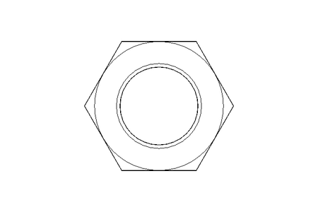 Hexagon nut M24x2 A2 DIN934